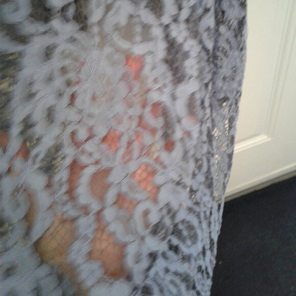 dress- Anthropologie Moulinette Soeurs Genevieve Dress Size 0/XS Blue Lace - Picture 9 of 9